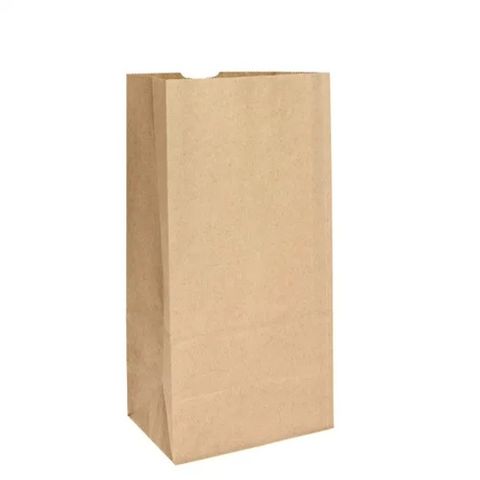 #08 Block Bottom Brown Bag 500 Per Pkt