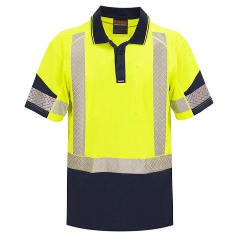 Hi Vis Polo D/N Quick Dry Y/N #3XL