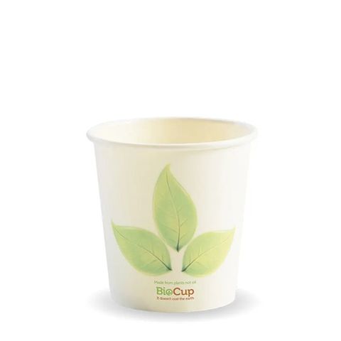 Single Wall Leaf 4oz Biocup 50 Per Slv