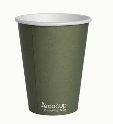 12oz Khaki Coffee Ecocup 50 Per Slv