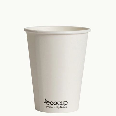 12oz White Coffee Ecocup Carton