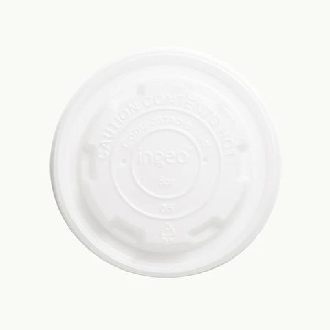 8oz Ecobowl Bioplastic Lid 50 Per Slv
