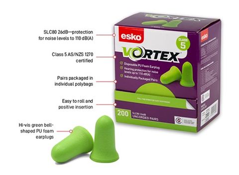 Vortex Uncorded Green Earplugs C5