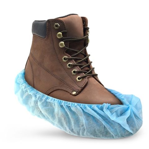 Blue Non-Skid Shoe Covers