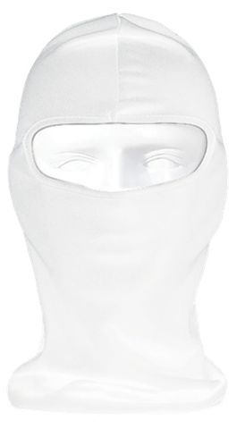 White Polycotton Balaclava