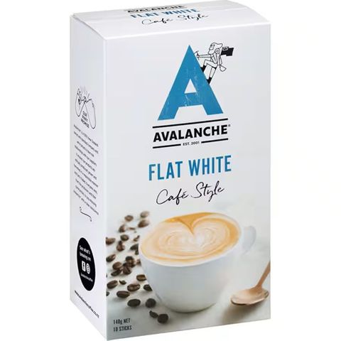 Avalanche Flat White 10 Per Pkt