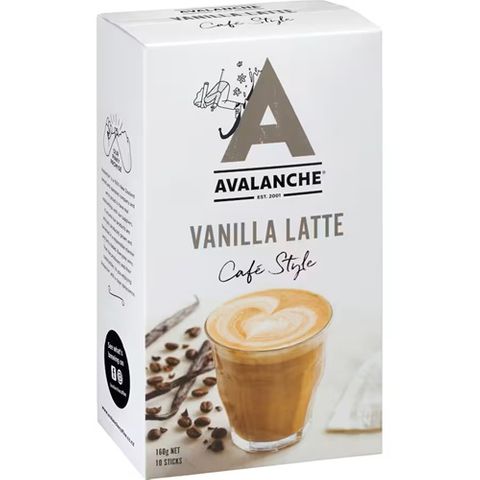 Avalanche Vanilla Latte 10 Per Pkt