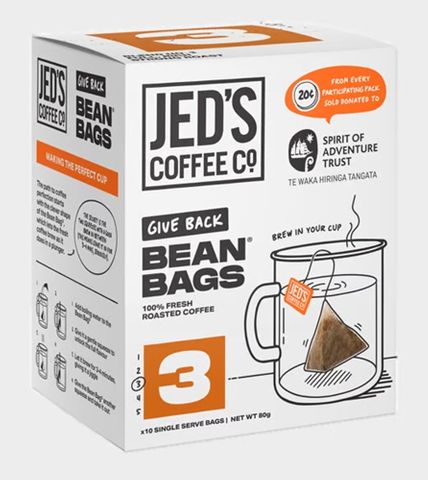 Jeds Coffee Bags 100 Per Pkt