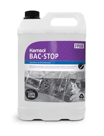 Bac-Stop Sanitiser Disinfectant 5L