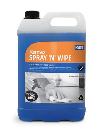 Spray'n'Wipe Antibacterial Cleaner 5L
