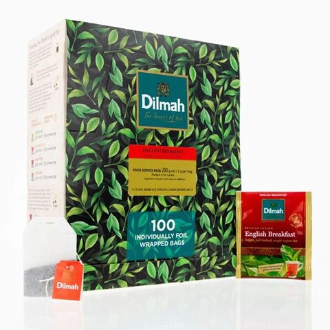 Dilmah English Breakfast T/Bag 100 Per Pkt