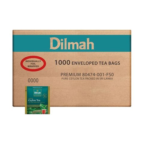 Dilmah Premium Tea Bags Env 1000 Per Carton