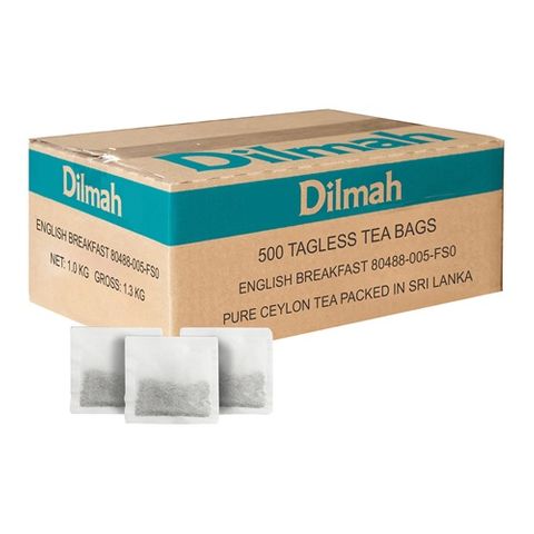 Dilmah Eng B/Fast T/Bag 500 Tagless Carton