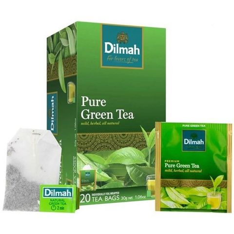 Dilmah Green Pure Env Tea Bags 20 Per Pkt