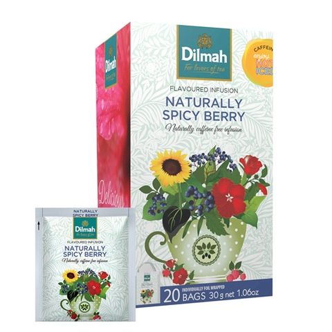 Dilmah Spicy Berry Herb Env Tea 20 Per Pkt