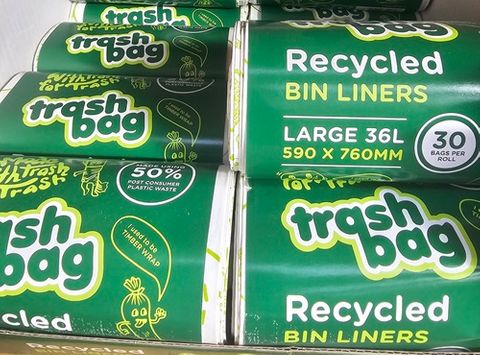 Recycled Bin Liners Lg 36Ltr 30 Per Roll