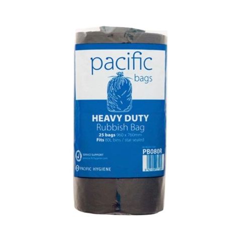 Pacific 80Lt Rubbish Bags