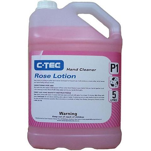 C-Tec Rose Lotion Hand Soap 5 Ltr