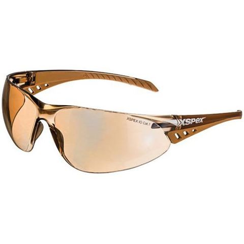 XSPEX Safety Glasses Bronze