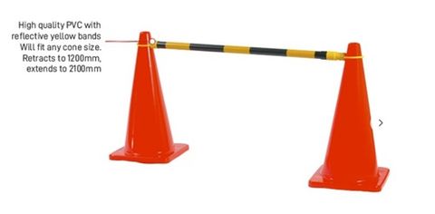 Traffic Cone Retractable Bar