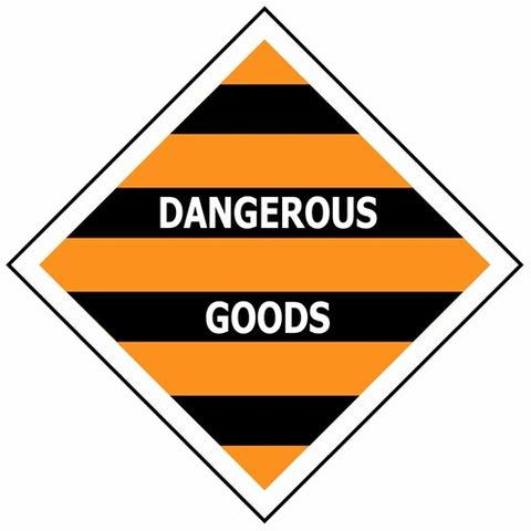 Sign-Dangerous Goods PVC 295 X 295