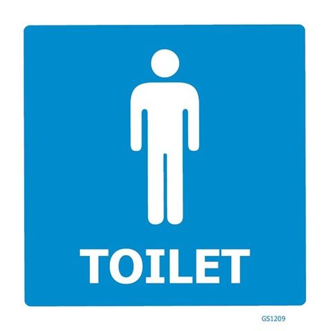 Sign-Mens Toilet 200X200