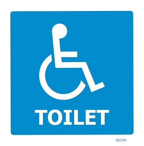 Sign-Disabled Toilet 200X200