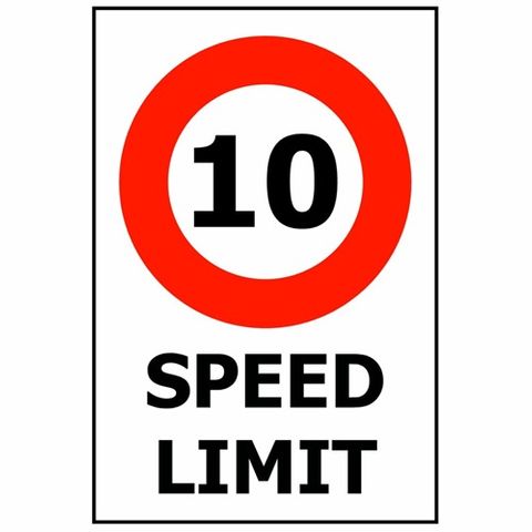 Speed Limit 300 X 450 ACM 10K