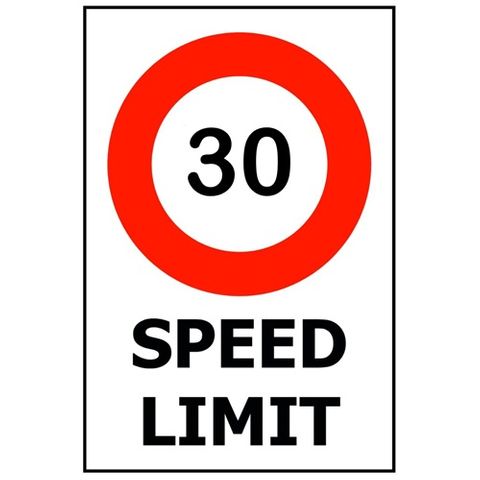 Speed Limit 300 X 450 ACM 30K