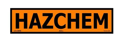 Hazchem ACM 600X150mm