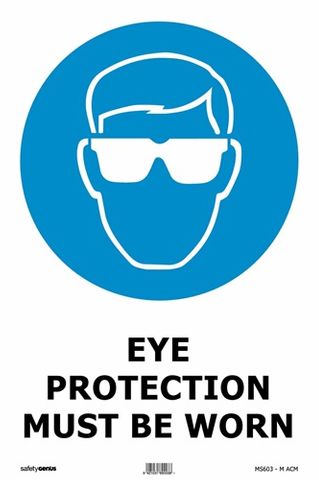 Sign- Eye Protection