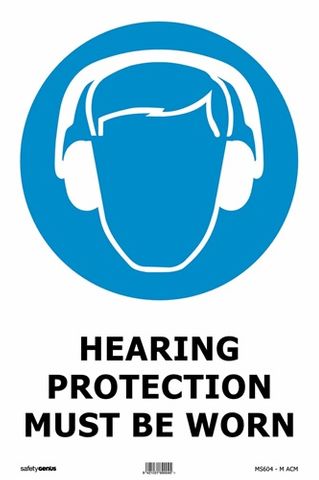 Sign- Hearing Protection