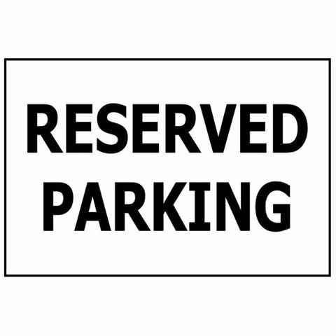 Reserved Parking