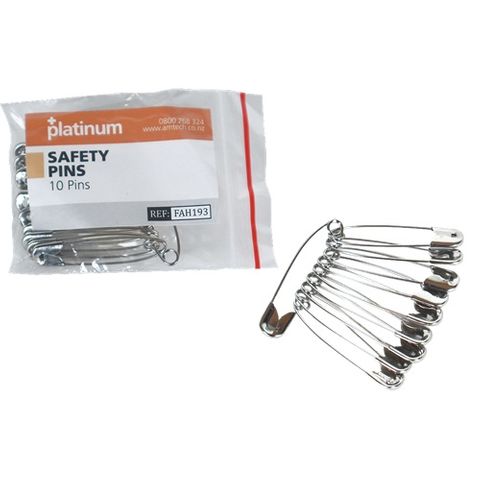 S&M Safety Pin 10 Pack