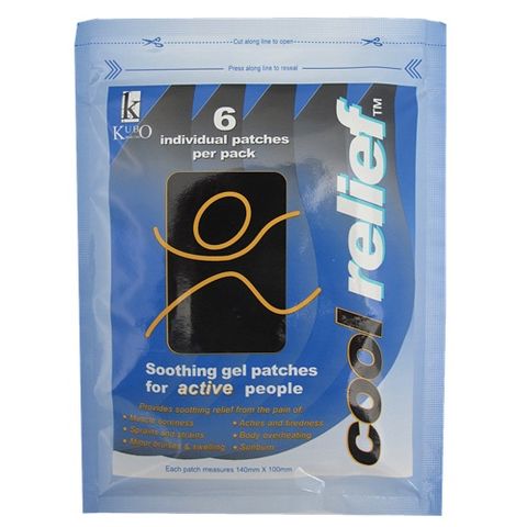 Cool Relief Gel Patches 6 Per Pkt