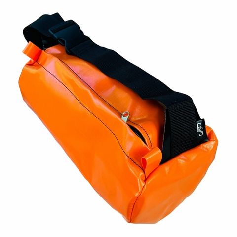 Bum Bags Green/Orange With Belt