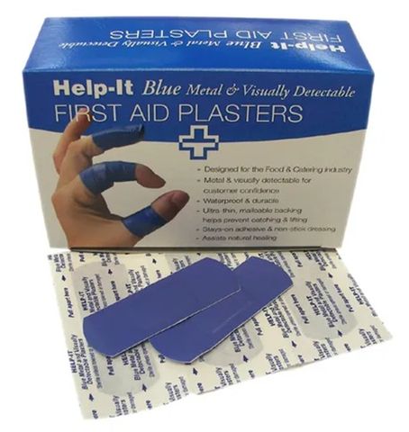 Blue Food Grade Plasters Mixed