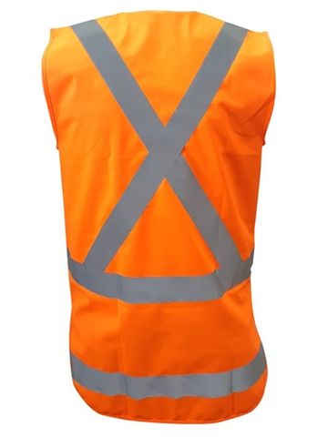 TTMC Orange Vest With X Back #
