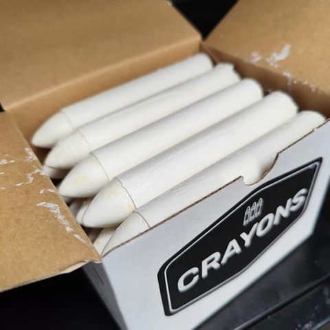 Giant Crayon White Hard