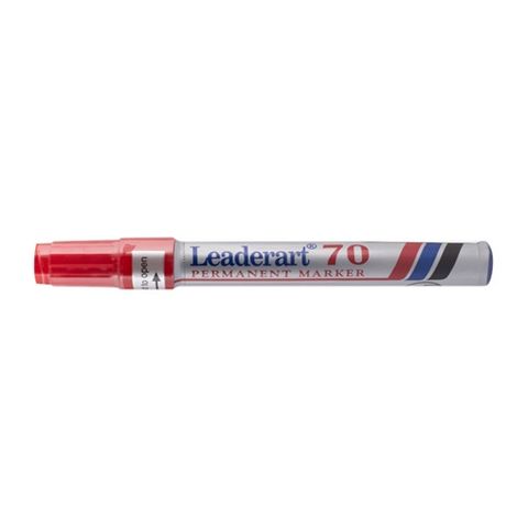 Leaderart Perm B/Tip Marker Red
