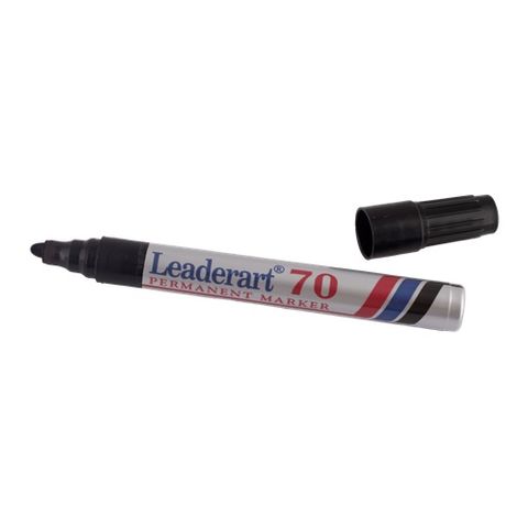 Leaderart Perm B/Tip Marker Black