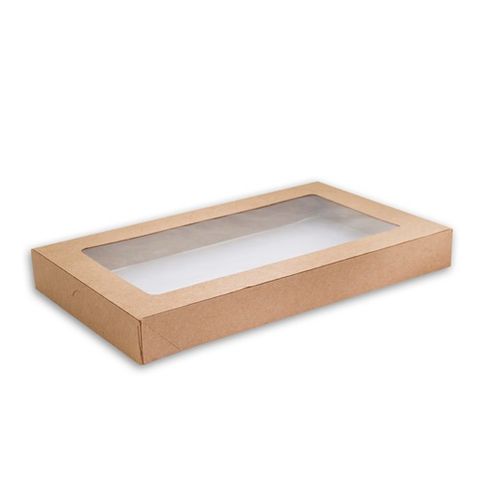 Kraft Box Lid X/Sml 255X152X30mm 10 Per Slv