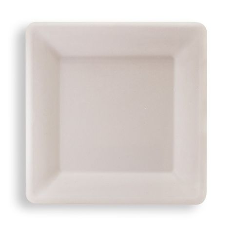 Sugarcane Square Plate 10"X10" 50 Per Sleeve