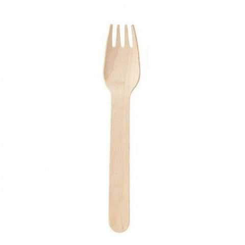 Fork-Wooden-16cm-100 Per Pkt
