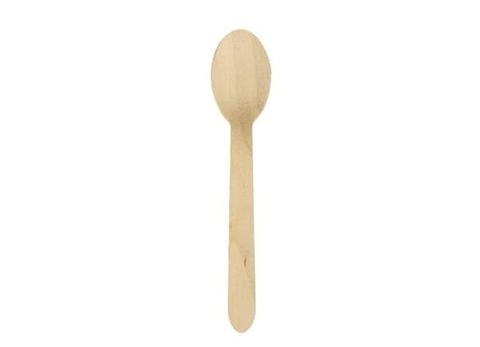 Spoon-Wooden-16cm-100 Per Pkt