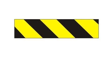 Yellow /Black Hazard Tape 100mm X 300M Roll
