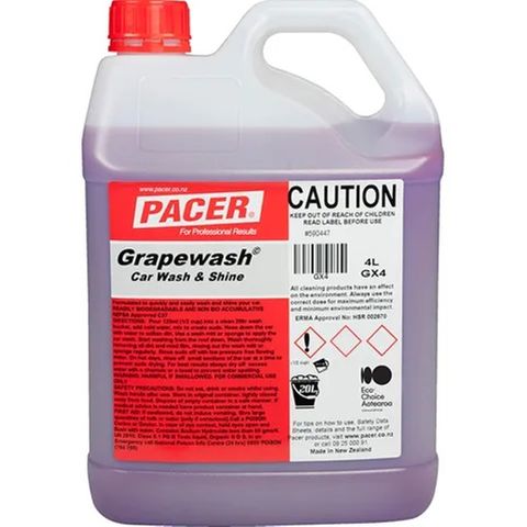 Pacer Grapewash 4 Ltr