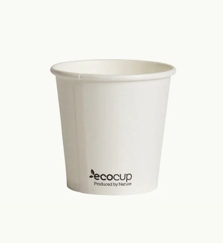 4oz White Coffee Ecocup Carton