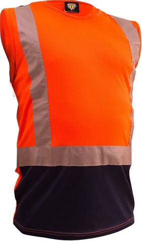 CAUTION D/N SINGLET ORANGE