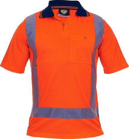 CAUTION ORANGE TTMC S/S POLO